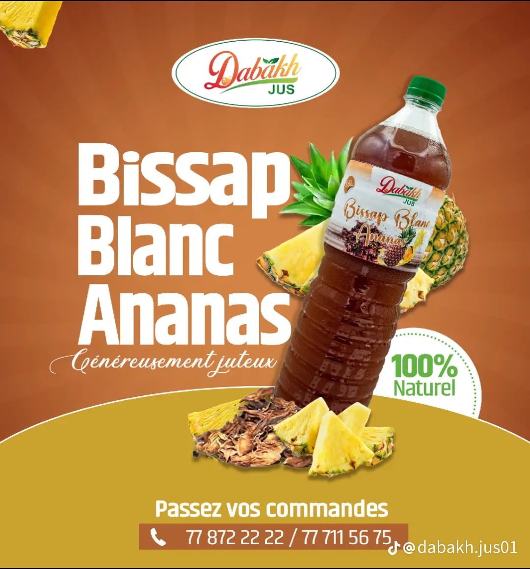 BISSAP BLANC ANANAS 1,5L